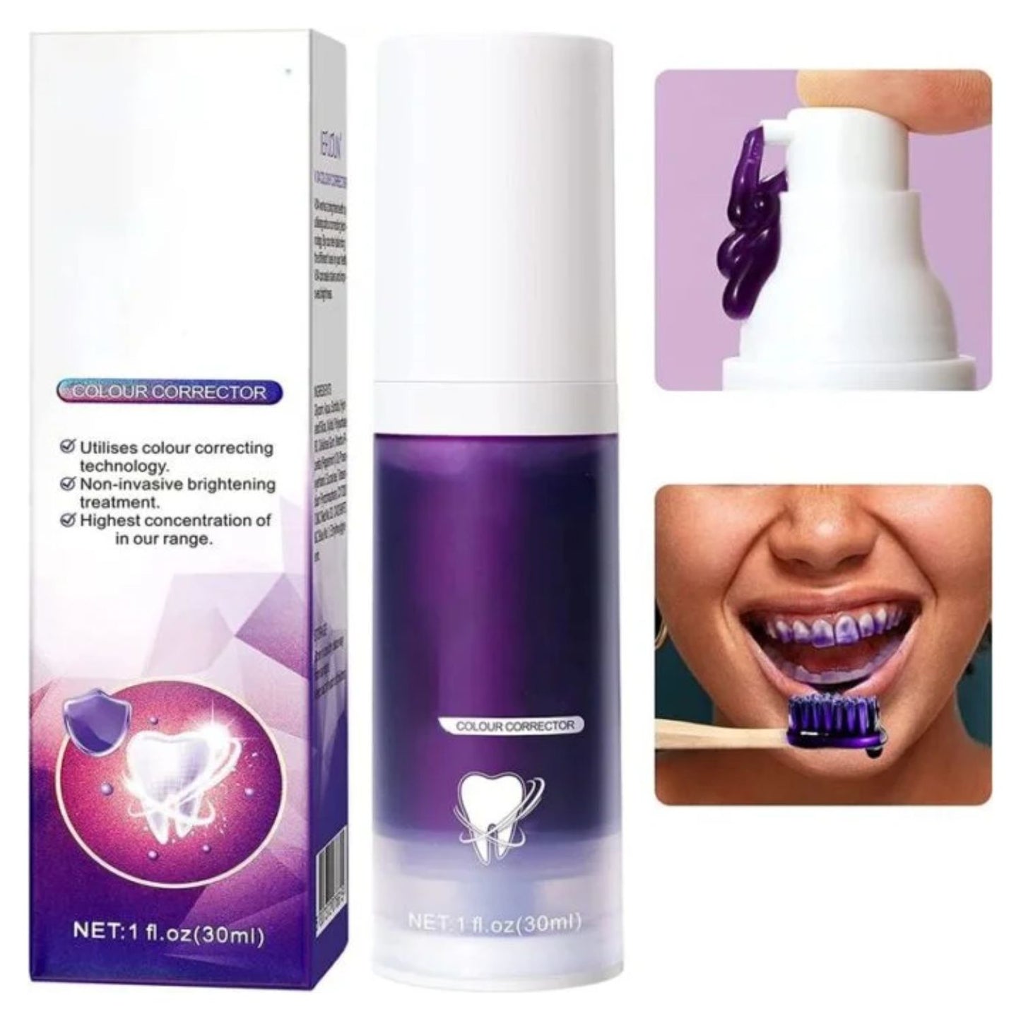 Blanqueador dental kit crema dental