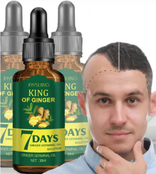 SERUM KING OF GINGER FÓRMULA N1 DEL CRECIMIENTO PARA EL CABELLO, CEJAS, PESTAÑAS Y BARBA MÁS VENDIDO