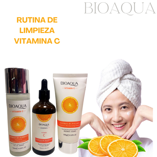 RUTINA DE LIMPIEZA VITAMINA C